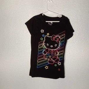 Hello Kitty black Graphic skinny shirt size L